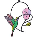 Ornement de colibri pour fen�tre, colibri fen�tre pendentif, attrape - soleil pour fen�tre d'oiseau, ...