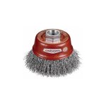 Brosse coupe, fil acier ondul� avec filetage ou al�sage pour meuleuses d'angle, diam�tre 60mm - 613 161 ...