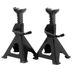 Ose ? lot de 2 chandelles � cr�maill�re 2 tonnes ? acier q235 ? hauteur r�glable 280 - 420 mm ? stabilit� ...