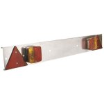 Ose ? rampe d'�clairage remorque 1m ? acier galvanis� ? longueur c�ble 3. 80m ? 7 broches ? feux de signalisat ...
