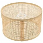 En osier abat - jour en rotin lustre abat - jour tiss� plafonnier couvre clip sur ampoule abat - jour ...
