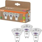 Osram led � r�flecteur de classe �nerg�tique par16 de 2, 5 w, 450 lm, blanc chaud (2700 k) en verre transparen ...