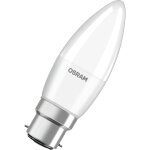 Ampoule led osram base forme flamme 40 w dpolie culot b22d, pack de 3, 4, 9w, 470lm, 2700k, lumire ...