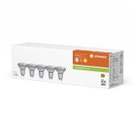 Ampoule à led - performance - gu10 - 4. 3w - 3000k - 36d - 350 lm - lot de 5 - par16 - osram 068119 Ampoule à led - performance - gu10 - 4. 3w - 3000k - 36d - 350 lm - lot de 5 - par16 - osram 068119