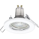 Osram - spots encastrables plafond avec ampoules led gu10 3x2. 6w blancs, protection ip20 pour l'intrieur ...