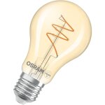 Osram - vintage 1906 classic is a warm white, dimmable led bulb with a spiral filament. it offers 4. ...
