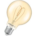 Osram - vintage 1906 globe est une blanc chaud  intensit variaben forme de bouclassique avec filament. ...