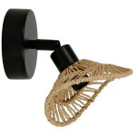 Applique spot orientable corde ozana naturel