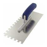 Platoir outibat lame inox dent�e sur deux cot�s - denture de 10 x 10 mm - dimensions 280 x 120 mm