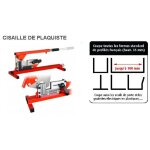 Outifrance - cisaille de plaquiste r�glable poign�e t�lescopique