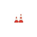 Cone signalisation blanc - rougeb30b Cone signalisation blanc - rougeb30b