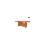 Outifrance - etabli bois � caisson de menuisier longueur 2 m