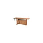 Outifrance - tabli bois de menuisier 1. 75 m  caisson et presse