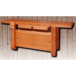Outifrance ? etabli bois de menuisier professionnel l:2m � caisson