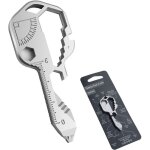 Outil cl� multifonction 24 en 1, porte - cl�s multifonction, outil cl� en acier inoxydable, tournevis ...