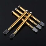 Outils de coupe de verre 5pcs, coupe - verre professionnel avec poignee en metal pour couper du verre ...