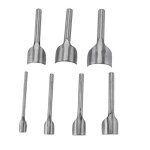 Outils du cuir poin�ons, 7 pcs / ensemble outils du cuir outils de coupe demi - ronde poin�ons en cuir ...