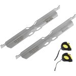 Outil dealignement de roues 2pcs systeme de reglage de parallelisme en inox plaques de reglage de carrossage ...
