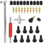 Outil de d�montage de valve de pneu 23pcs, extracteur de noyau de valve pour le remplacement de voiture, ...