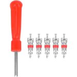 Outil demonte valve pneu + 5 pour voiture velo moto Outil demonte valve pneu + 5 pour voiture velo moto