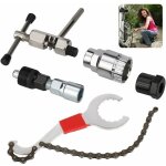 Outil de maintenance pour v�lo, 5pcs outil de retrait de cassette de v�lo, kit d'outils de r�paration ...