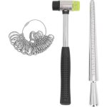 Outil de mesure de bague, mandrin, marteau  bijoux, kit de mesure, bton de mesure - eosnow