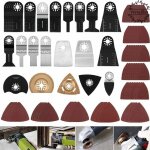 Outil multifonction lames 100pcs versailles de scie universelle, coffret des accessoires d'outil multifonction ...