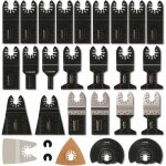 Outil multifonction saw blades accessoires kit, 28 pcs accessoires d'outils oscillants multifonctions ...