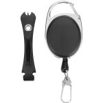 Outil de n?ud rapide pour p�che � la mouche avec pince coupe - ligne et moulinet r�tractable