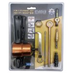 Start - outil de perçage et de découpe de tôle à double tête à 360°, accessoire de grignoteuse électrique ... Start - outil de perçage et de découpe de tôle à double tête à 360°, accessoire de grignoteuse électrique ...