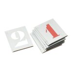 L'outil parfait ? pochoirs chiffres en zinc 60 mm ? marquage pr�cis avec a�rosols ? r�utilisables et ...