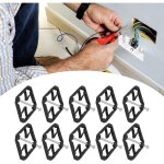 Outils de r�paration pour bo�tier d'interrupteur 86 mm, lot de 10, montage mural, bo�tier, outils de ...