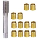 Outils de r�paration filetage bougie d'allumage, d'allumage en acier avec inserts m14x1, 25 et kit taraudage ...