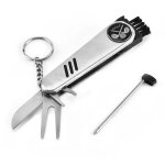 Outil de rparation de gazon multi - usages en acier inoxydable, marqueur de balle, brosse de nettoyage, ...