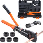 Outil de sertissage hydraulique pour raccords de tubes en cuivre, pince a sertir avec machoires a changement ...