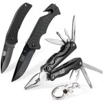 Outils - set multifonction, 2 couteaux, pinces, porte - cl�s ct980103 - caterpillar