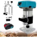 Outil de toupie lectrique sans fil compatible avec la batterie makita 18 v, coupe - bordures sans balais, ...