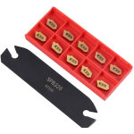 Outils de tournage de tour spb326, outil de coupe de rainurage de s�paration de 26mm avec 10 inserts ...