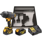 Dewalt - dcf900p2g boulonneuse � chocs sans fil brushless 3 vitesses 18v 5ah avec 2 batteries et calage ...