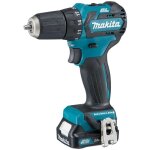 Outillage - perceuse - visseuse sans fil 12 v, 2 batteries 2, 0 ah, chargeur df332dsae - makita