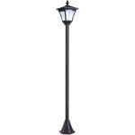 Outsunny luminaire extrieur solaire lampadaire lanterne classique led 10 lm dim. 15l x 15l x 120h cm ...