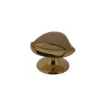 Bouton de meuble en bronze poli � 33 mm, triangle