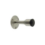 Butée de porte en laiton nickel mat, luxor Butée de porte en laiton nickel mat, luxor