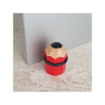 Ouvre&dco - bute de porte sol crayon, bois rouge