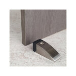 Ouvre&dco - bute de porte sol delta, inox mat