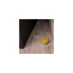 Ouvre&d�co - but�e de porte sol rond, caoutchouc jaune