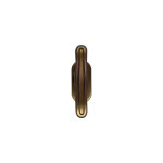 Ouvre&deco ? poign�e de fen�tre cr�mone laiton patin� ? largeur plaque 30mm ? hauteur plaque 63mm ? saillie ...