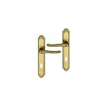 Ouvre&deco ? poign�es de porte vanessa ? laiton patin� ? entraxe 195 mm ? fonction cl� l pour chambres ...