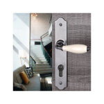 Ouvre&deco ? poign�es de porte rustica ? lot de 2 ? fer forg� patin� ? entraxe 195 mm ? compatible serrures ...