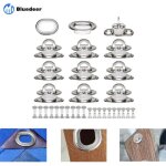 Ovales twist verrouiller en laiton nickel� tourniquet bache avec contre - rivure et rivet pour accessoires ...